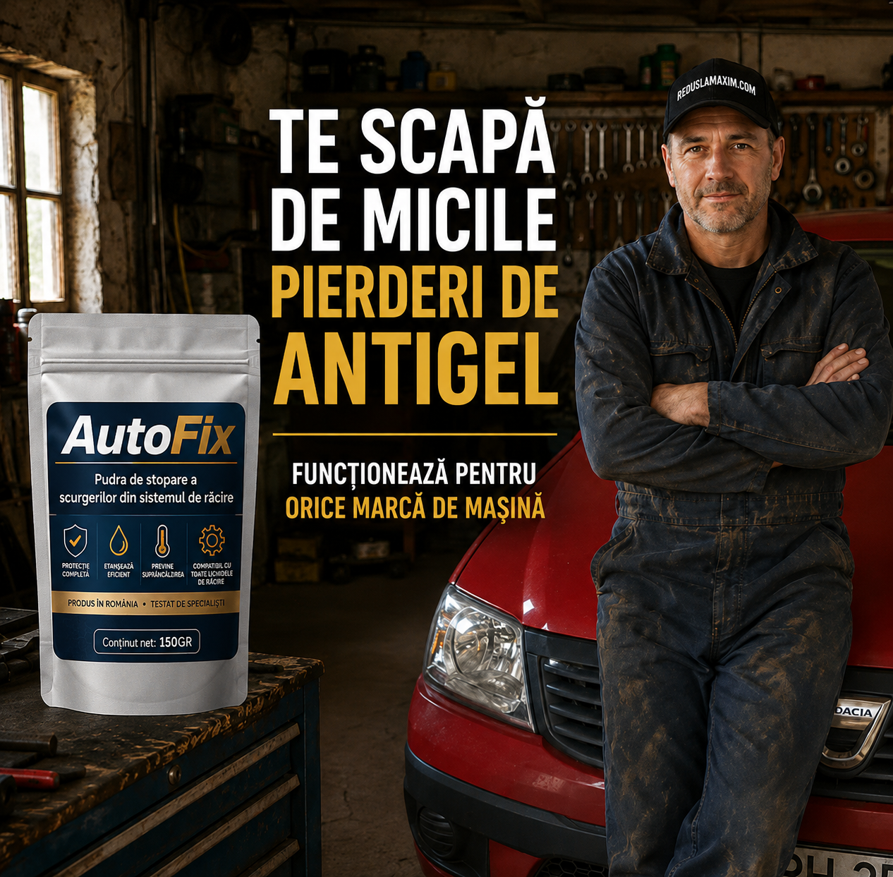 AutoFix™ - Gardianul sistemului de răcire | SOLUTIE AUTO DE 1L CADOU