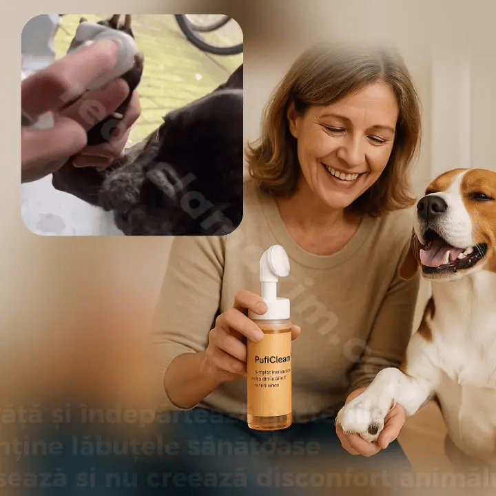 PufiClean™ – Kitul de curățare și hidratare a lăbuțelor