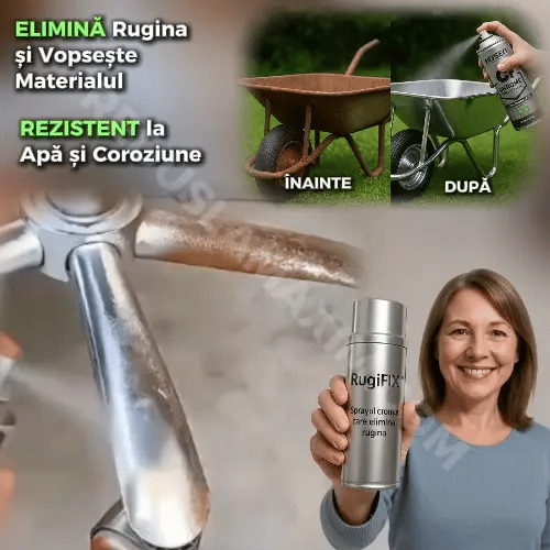 RugiFIX™ – Sprayul cromat care elimină rugina