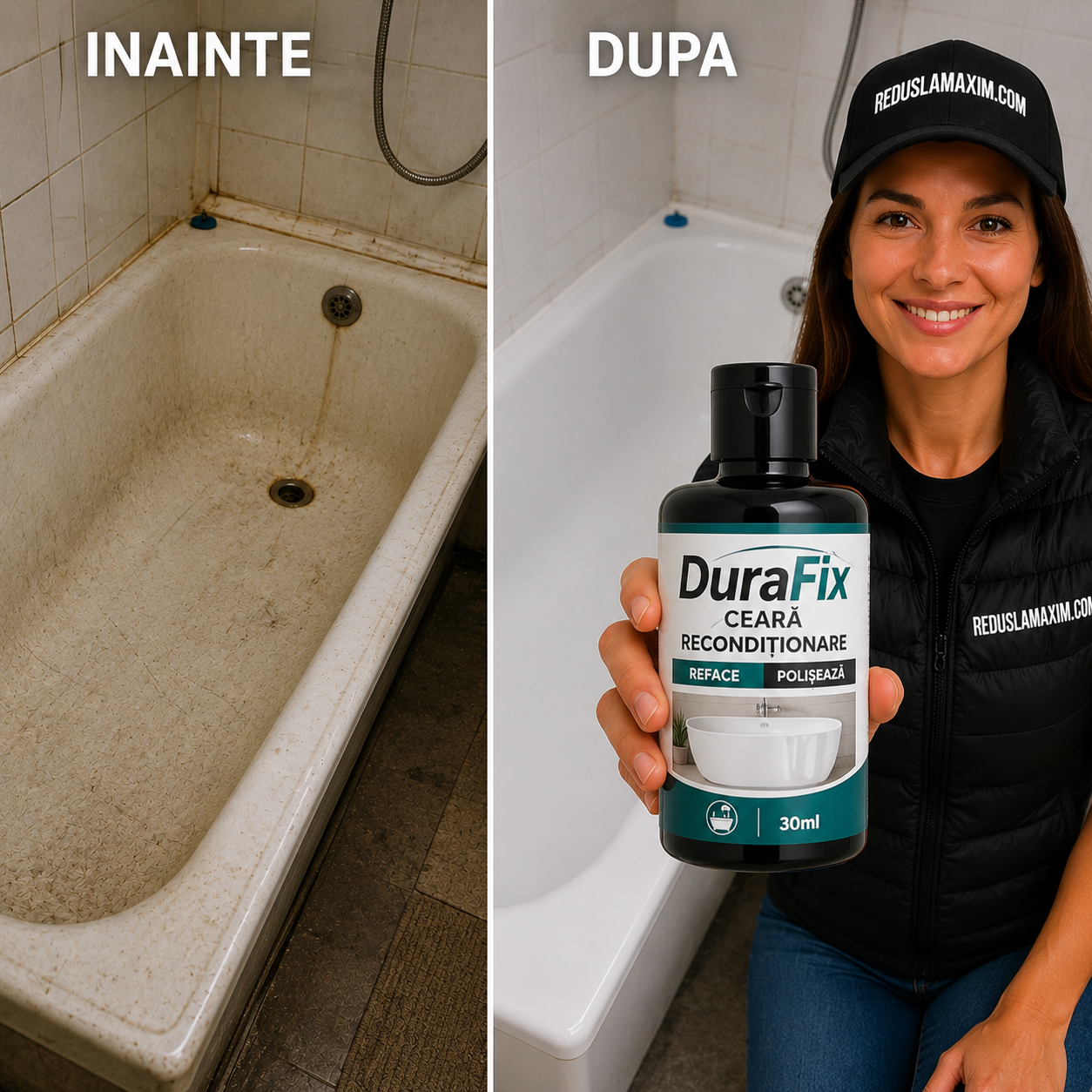 DuraFix™ - Soluție de Recondiționat Cada