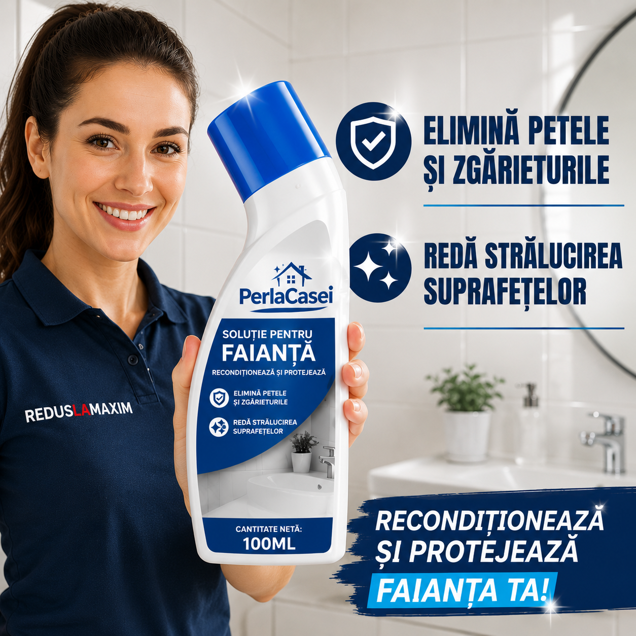 PerlaCasei™ - Soluția care Redă Strălucirea Faianței