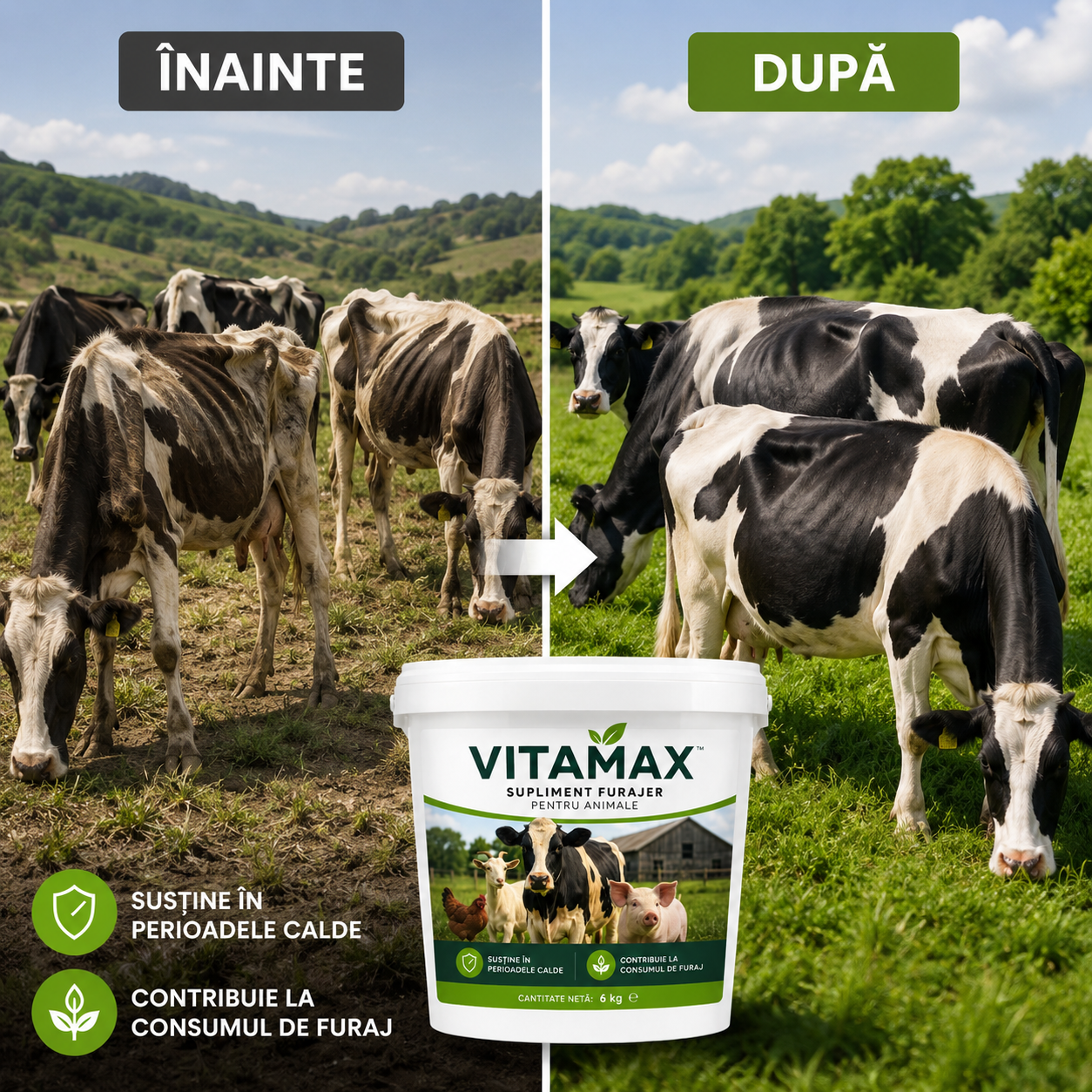 Vitamax™ - Aditiv Natural Pentru Animale