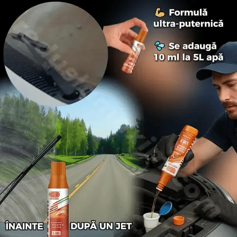 Soluția profesională de parbriz - Sticlin™ | 1+1 GRATIS
