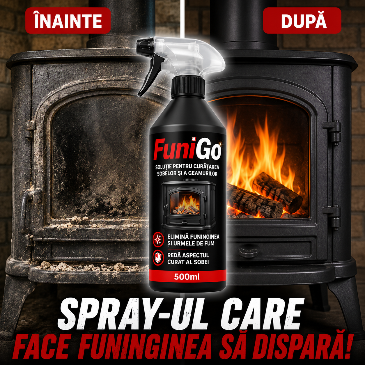 FuniGo™ - Spray-ul de Recondiționare pentru Sobe