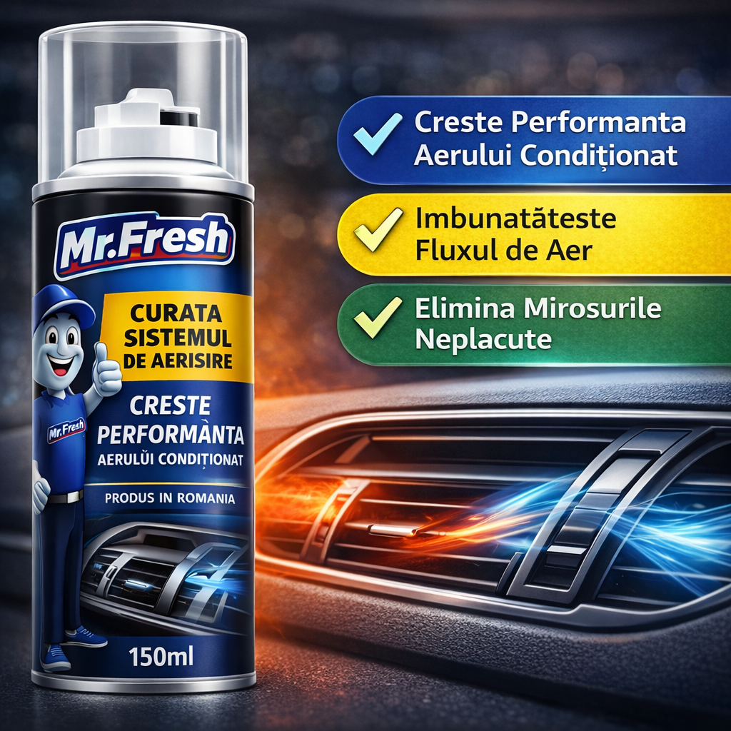 Mr.Fresh™ - Sprayul care Crește Performanța Aerului Condiționat