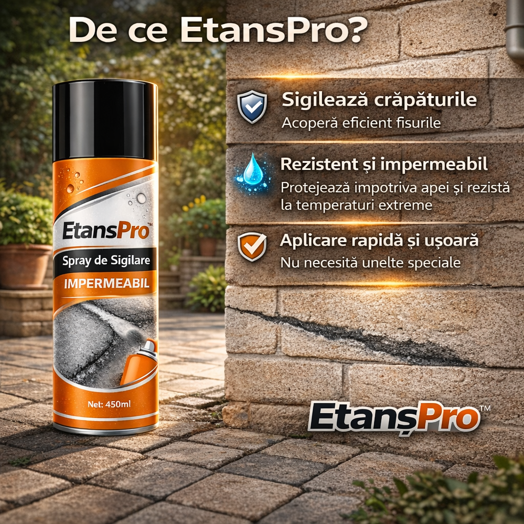 EtanșPRO™ - Sprayul profesional Anti-Fisuri