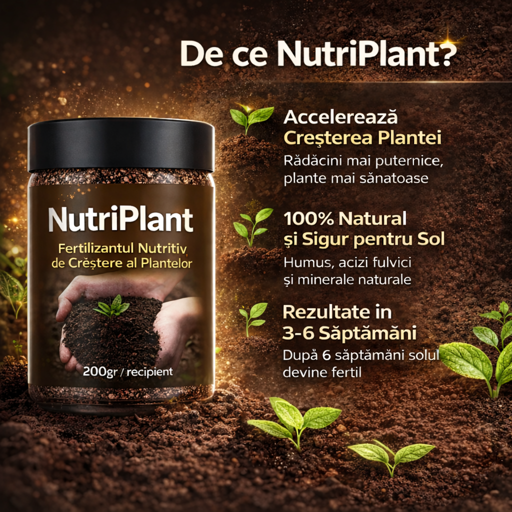 NutriPlant™ - Fertilizantul Nutritiv de Creștere