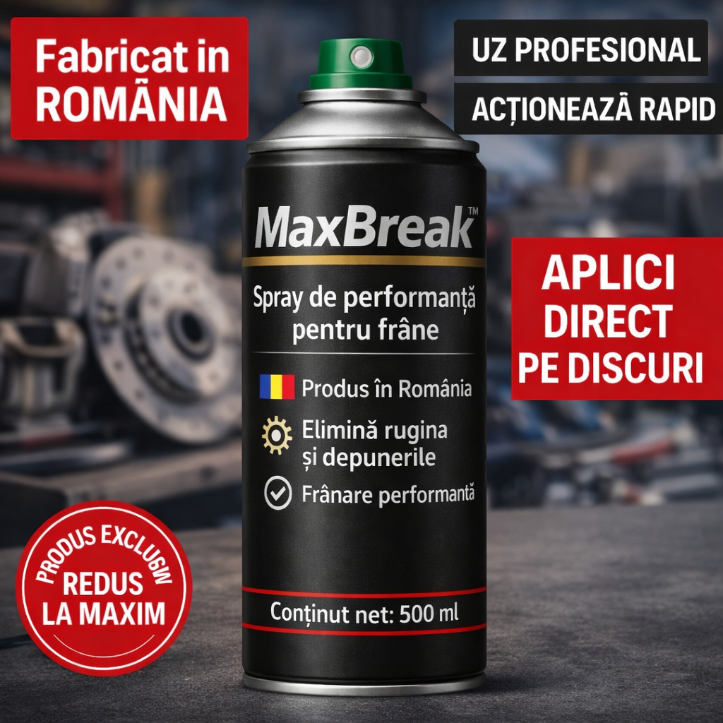 MaxBreak™ – Sprayul de performanță al frânelor