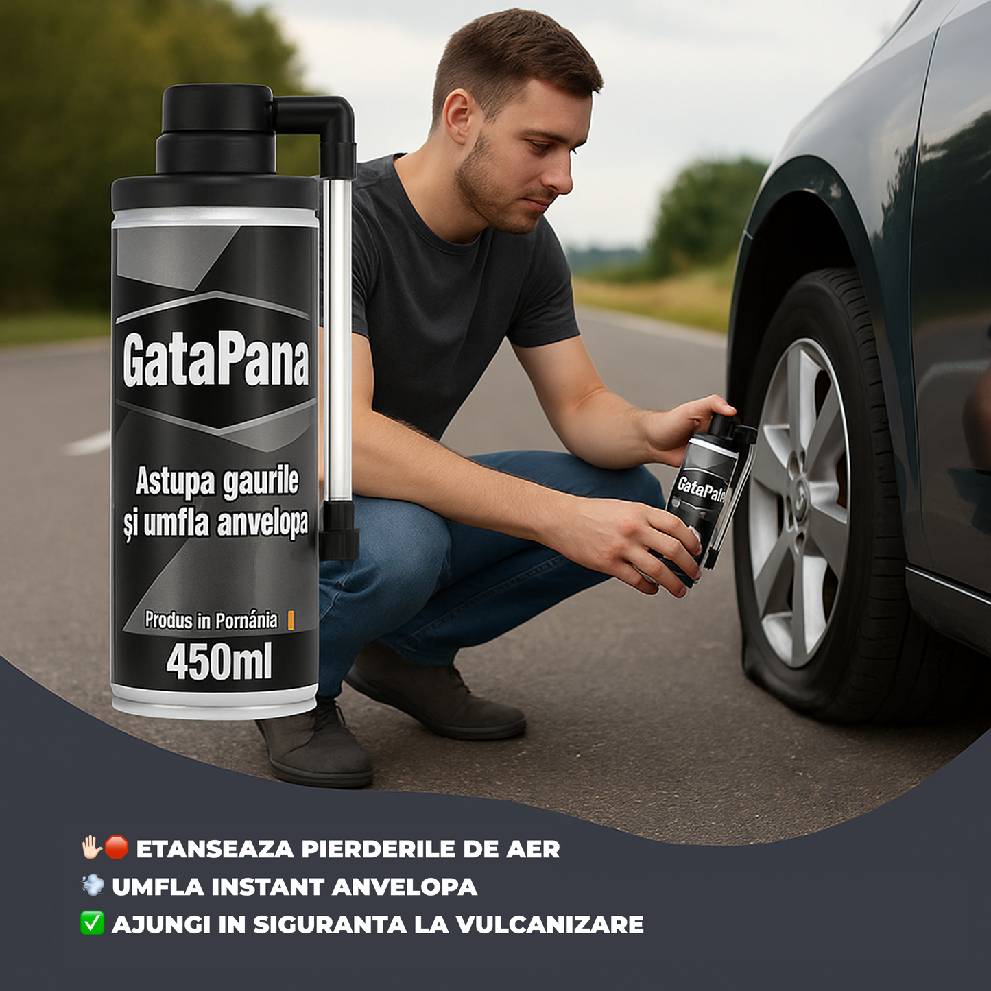 GataPana™ – Soluția Anti-Pană in Situații de Urgență