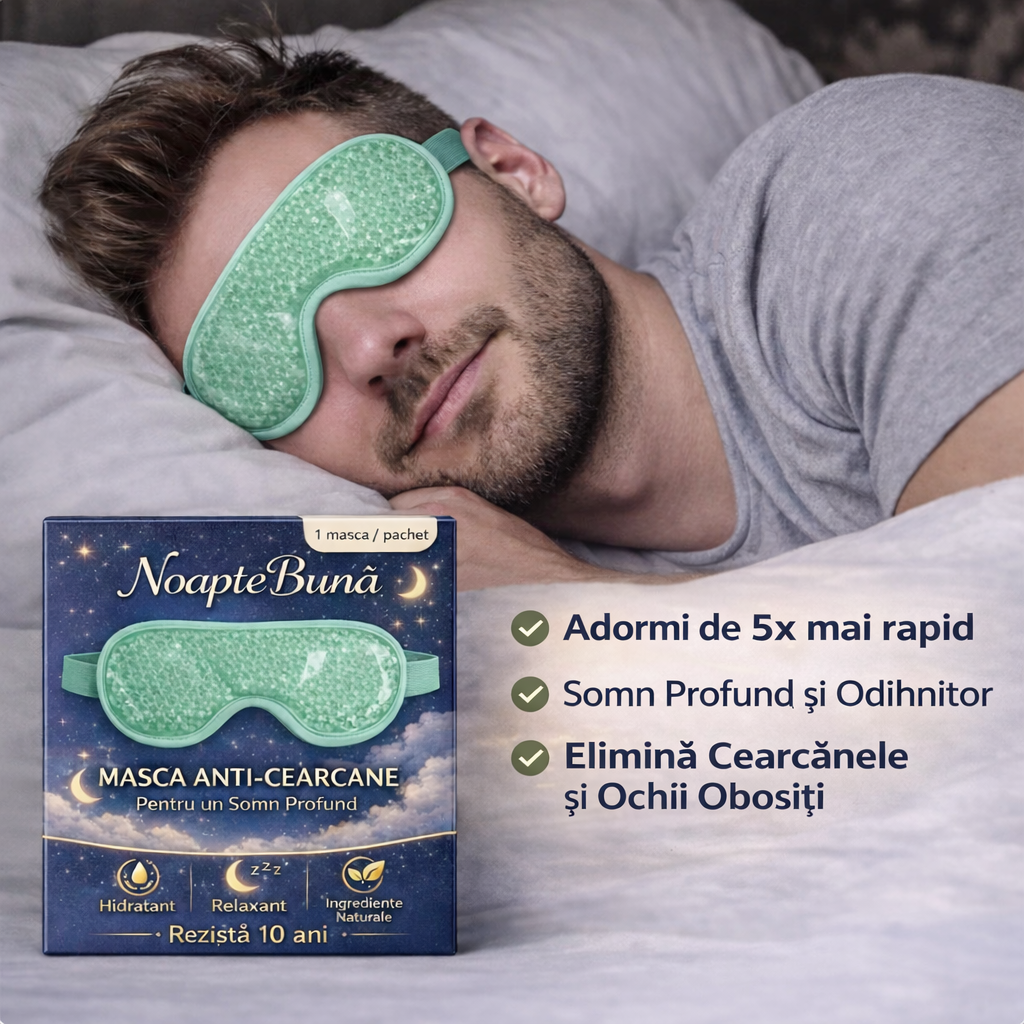 NoapteBună™- Masca pentru Adormire Rapidă și Somn Profund