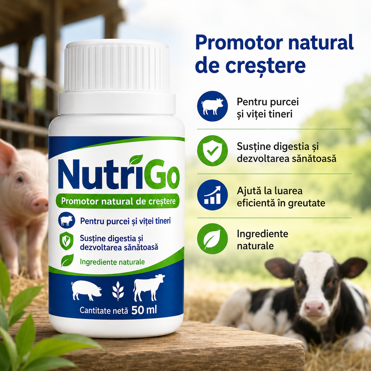 NutriGo™ - Supliment Natural Pentru Animalele Tinere