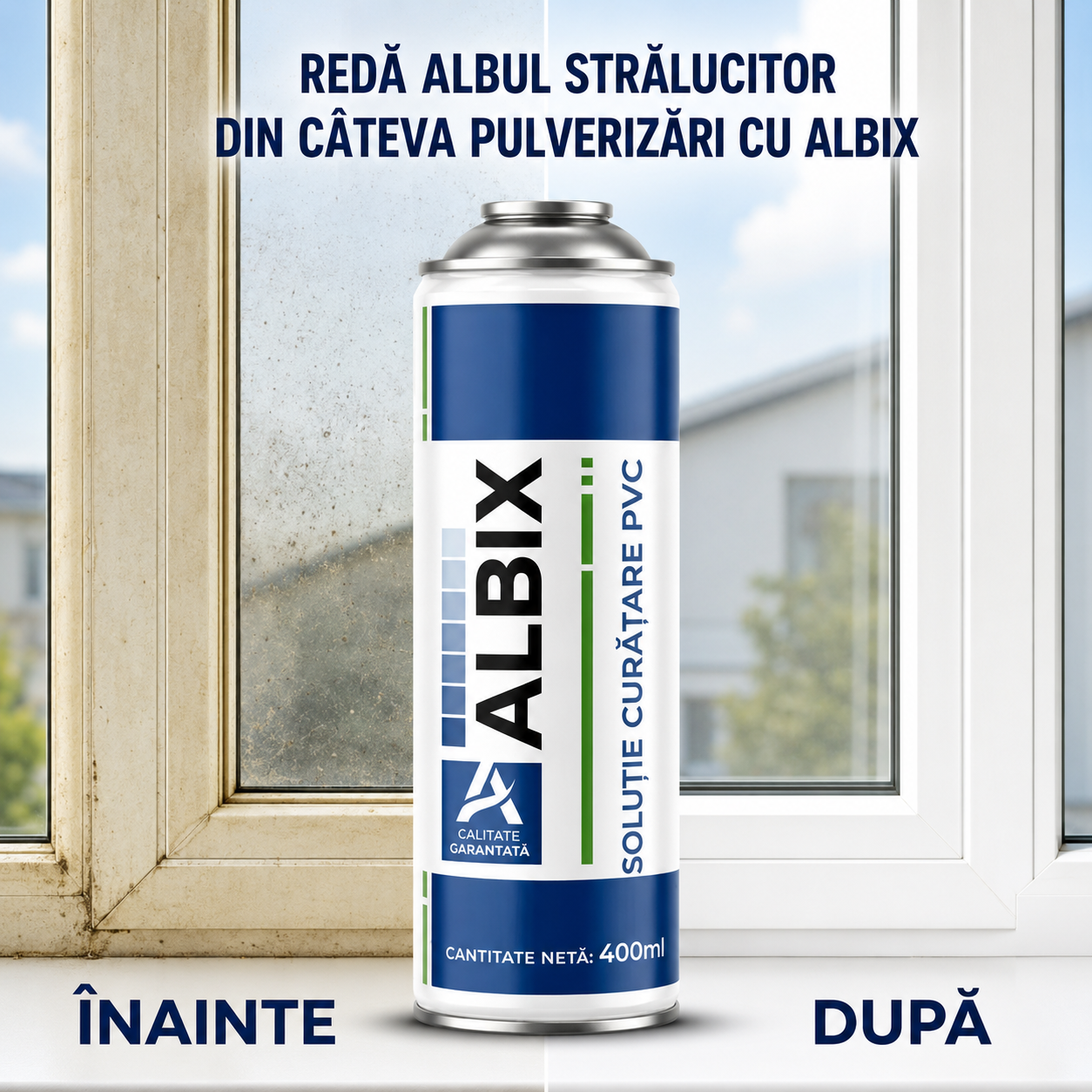 Albix™ - Sprayul de Recondiționare a Termopanelor